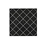 Glina Black Gloss Diamond Ceramic Wall Tile Sample