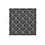 Glina Black Gloss Patterned Ceramic Wall Tile Sample