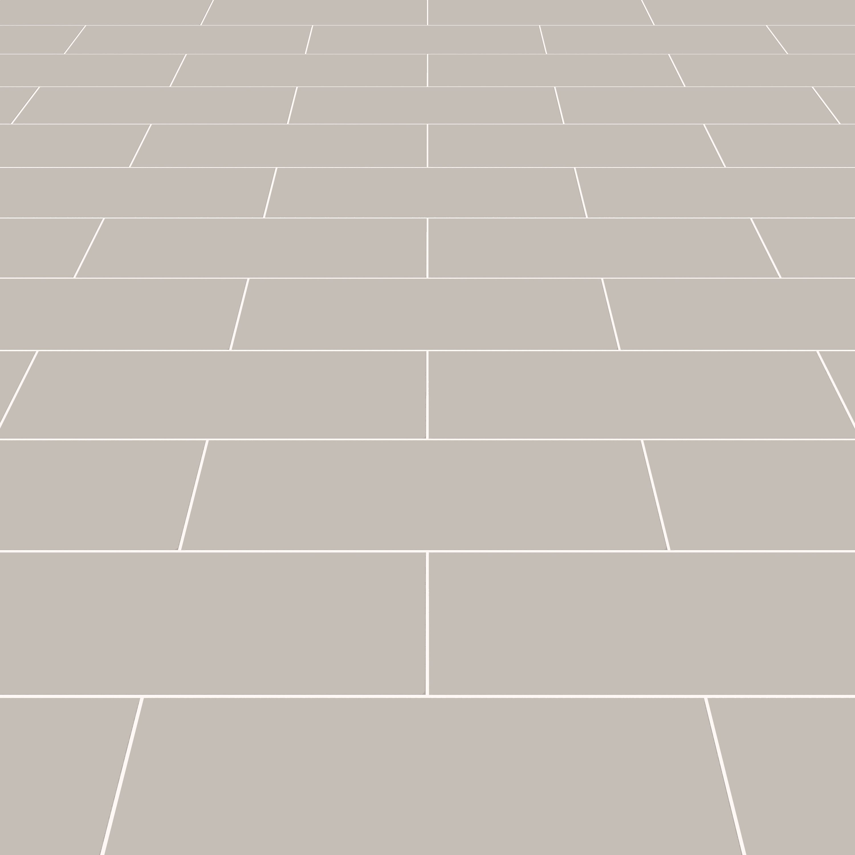 Glina Grey Gloss Ceramic Indoor Wall Tile, Pack of 34, (L)297mm (W)97mm
