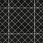 Glina Square Black Gloss Diamond Ceramic Wall Tile Sample