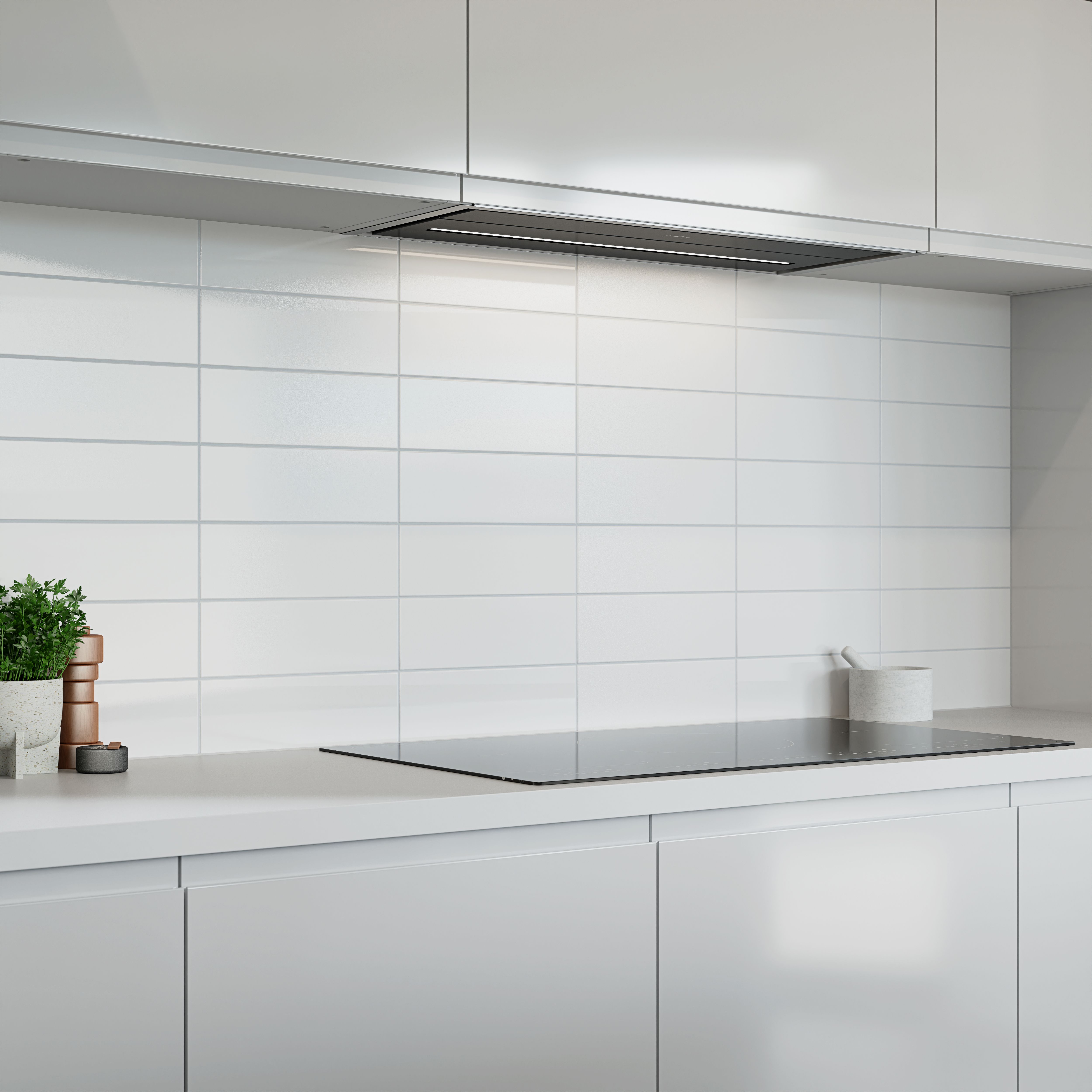 Glina White Gloss Ceramic Indoor Wall Tile, Pack of 27, (L)300mm (W)100mm