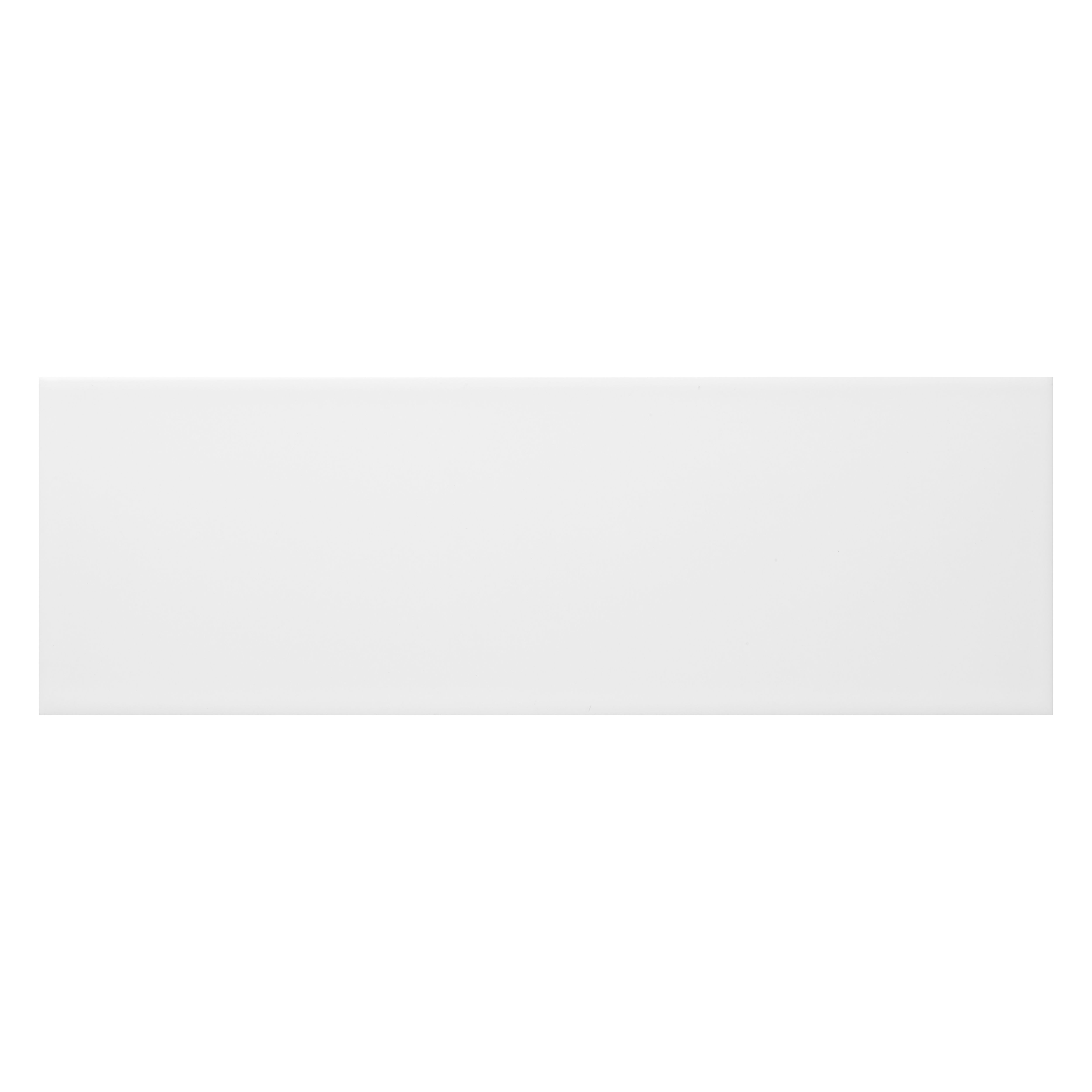 Glina White Gloss Ceramic Indoor Wall Tile Sample