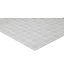 Glina White Gloss & matt Glass effect Flat Glass Mosaic tile sheet, (L)300mm (W)300mm