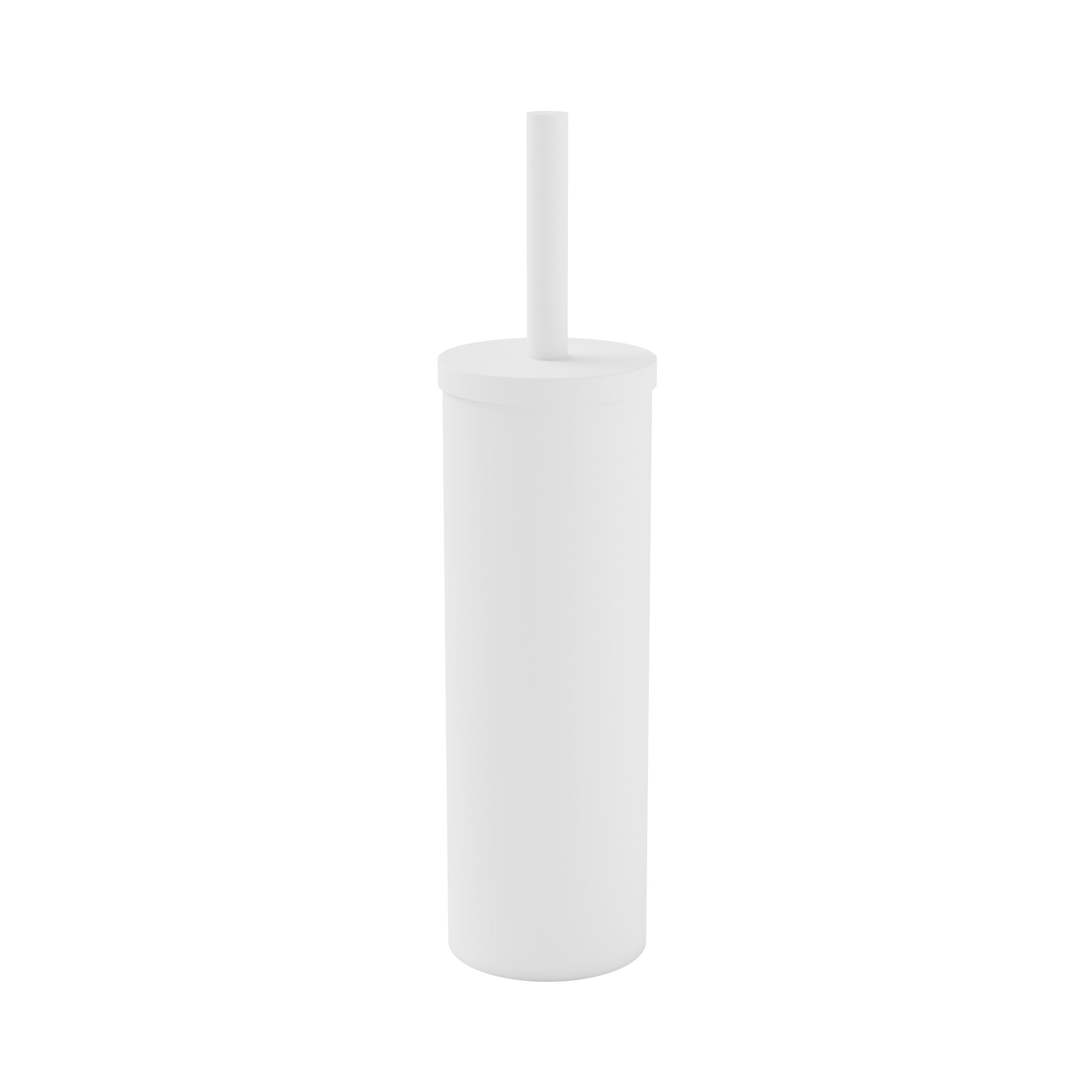 Glomma White Polypropylene Toilet brush & holder