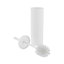 Glomma White Polypropylene Toilet brush & holder