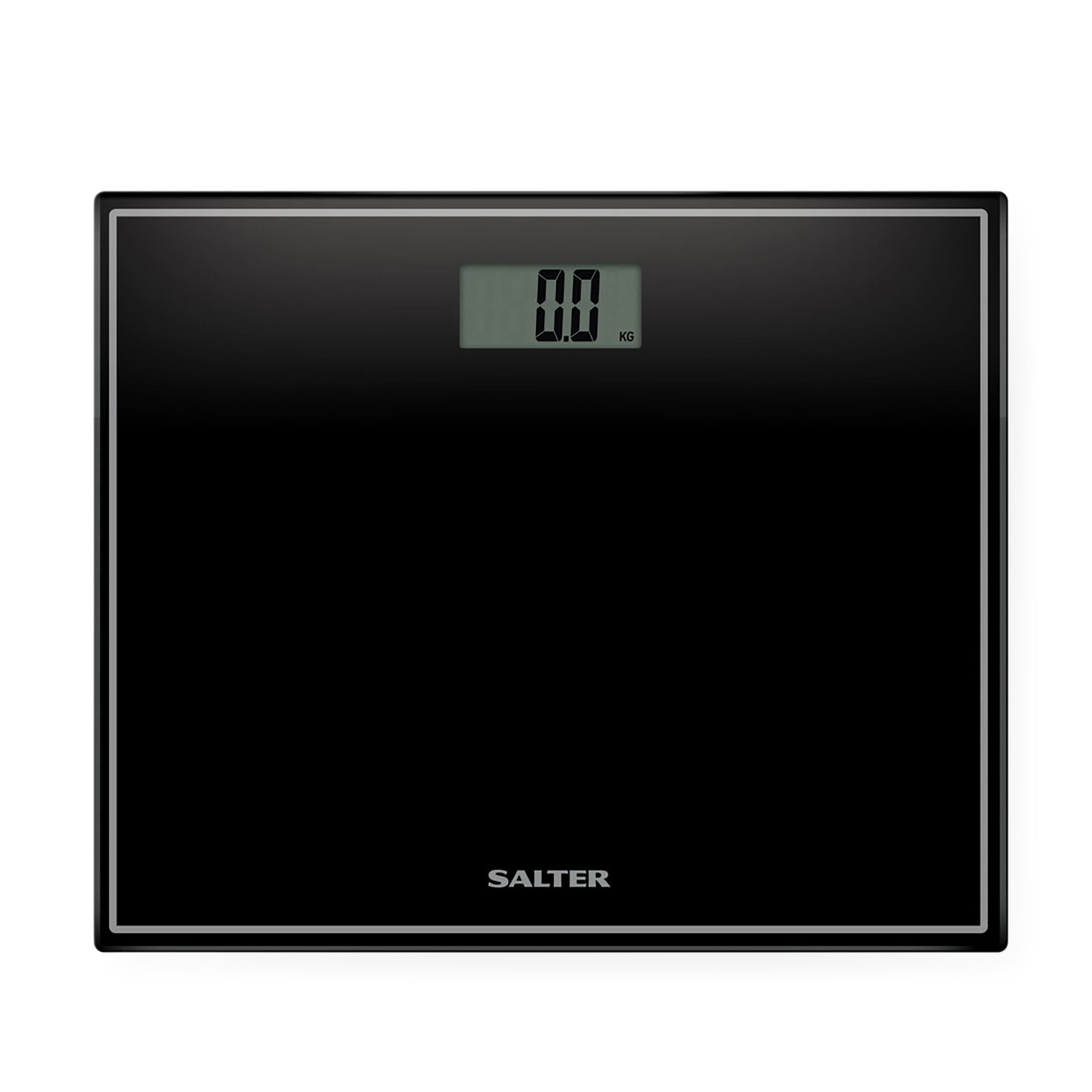 Gloss Black Compact Electronic Digital bathroom scales