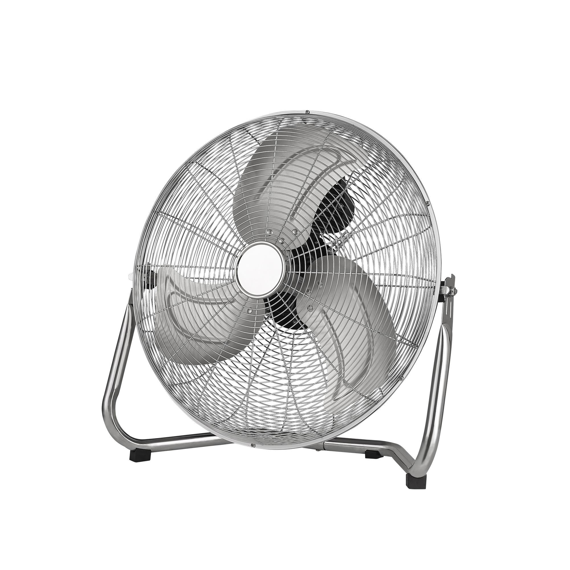 Gloss chrome effect 18" 110W Floor fan