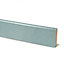 Gloss Grey Cracked glass effect Laminate Upstand (L)3050mm