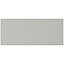 Gloss Silk Grey Glass Self-adhesive Bathroom Splashback (H)25cm (W)60cm