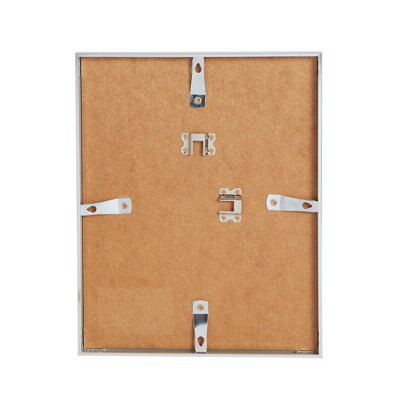 Gloss Silver effect Single Picture frame (H)30cm x (W)24cm