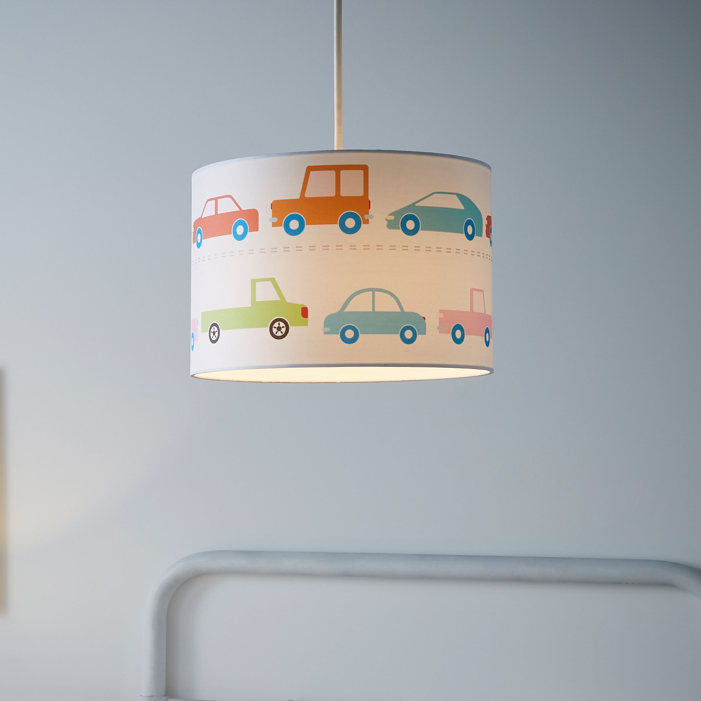 Glow Anwar Printed Multicolour Car Lamp shade (D)30cm
