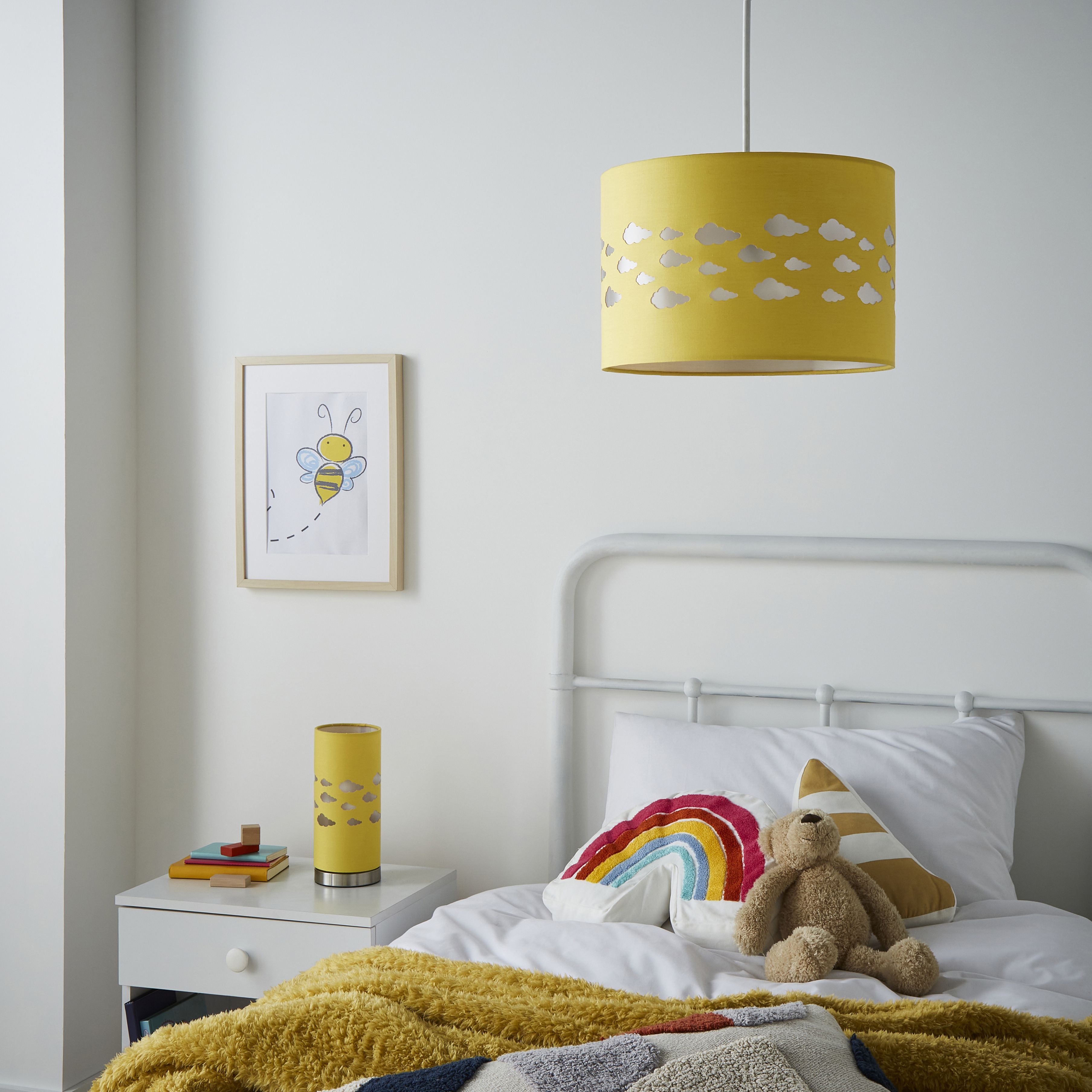 Dunelm ochre outlet light shade