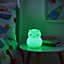 Glow Damini Multicolour Owl Integrated LED USB night light