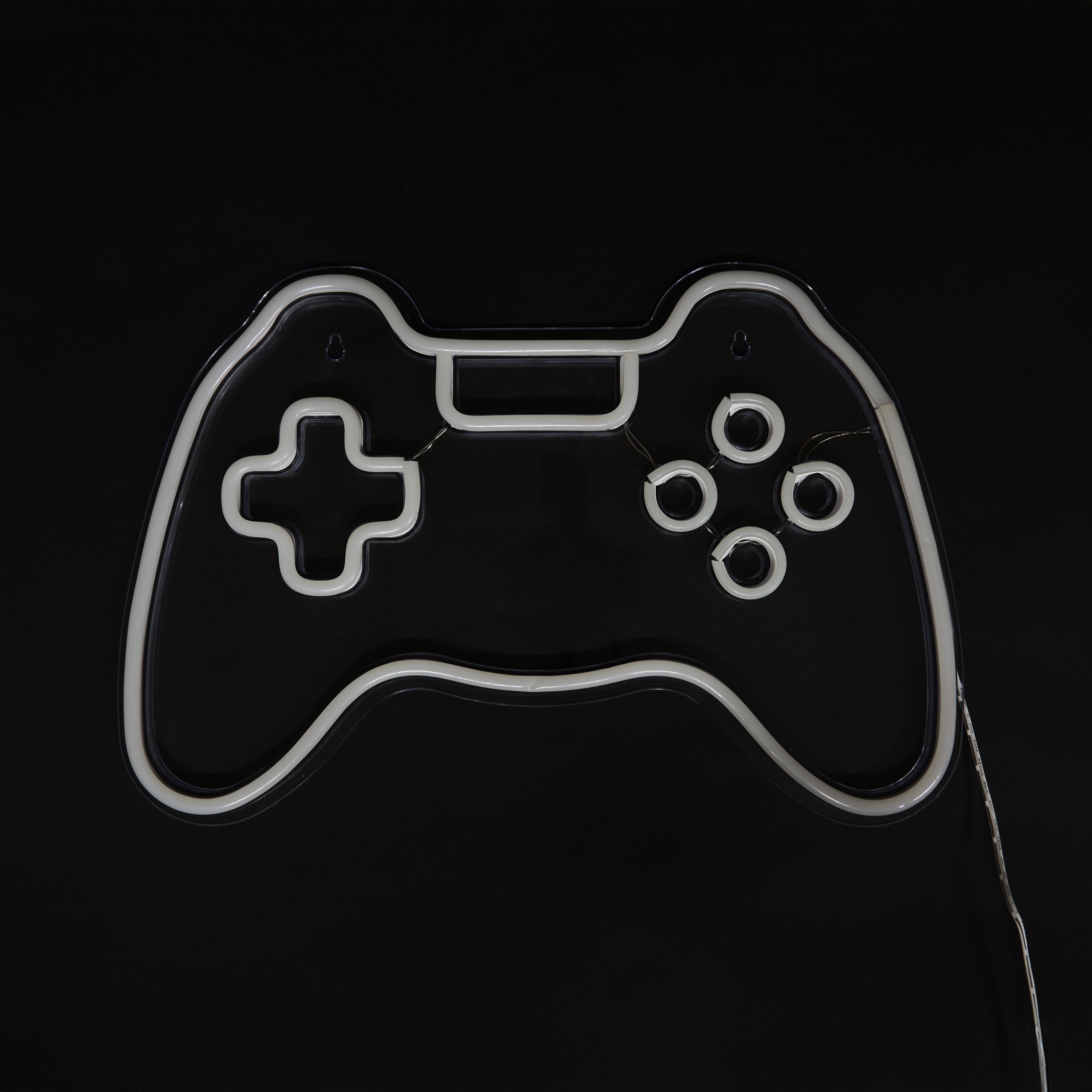 Glow Daria Game controller Neon Multicoloured Plug-in LED Wall light