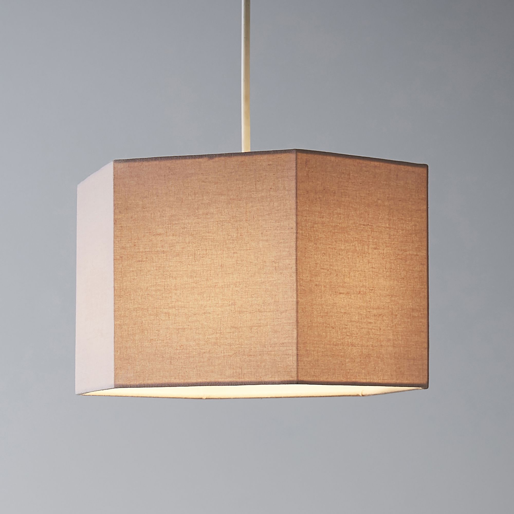Glow Easy fit Pink Plain Hexagonal Lamp shade (D)33cm