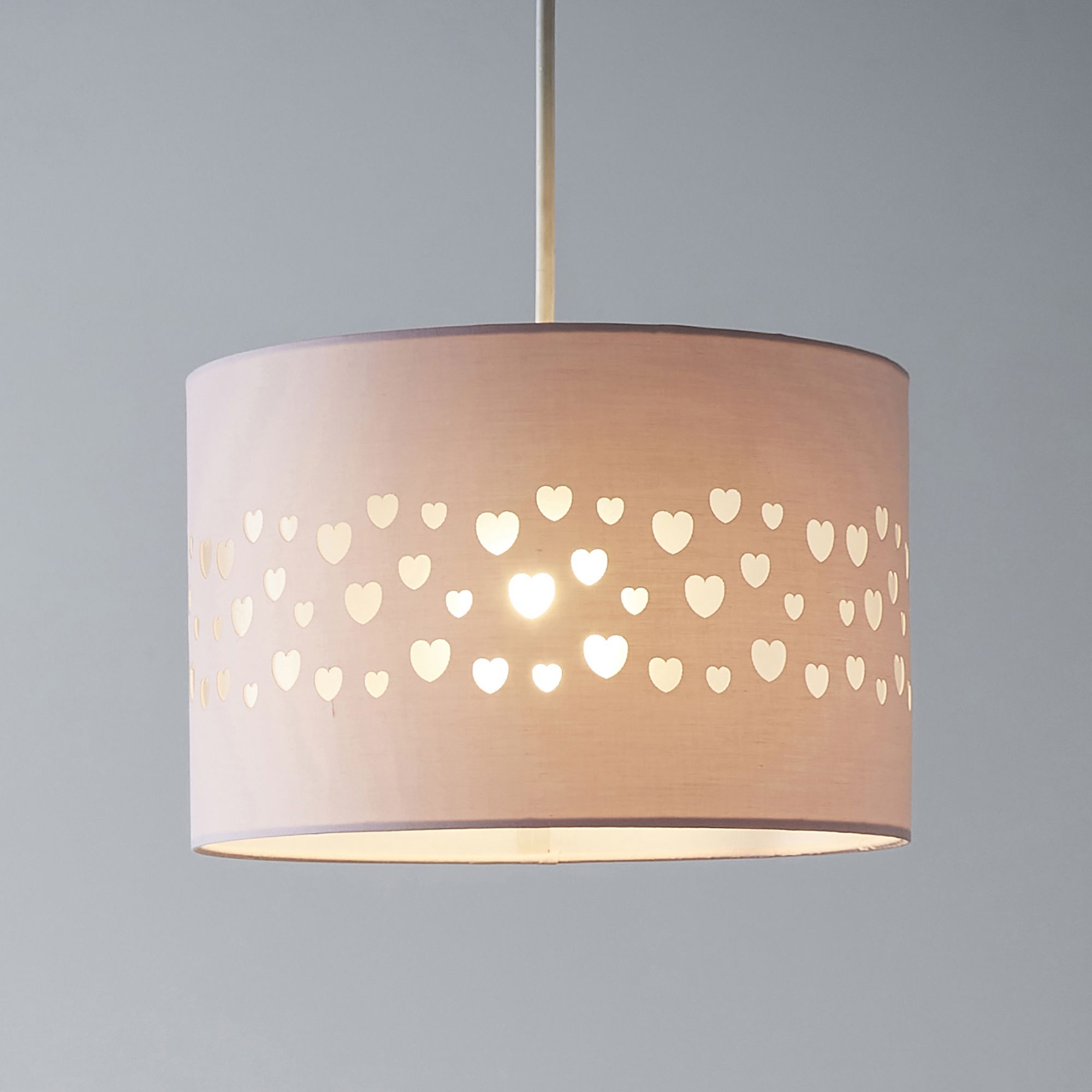 Glow Eliora Pink Heart Lamp shade (D)30cm