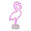 Glow Ilka Neon flamingo Pink Table light