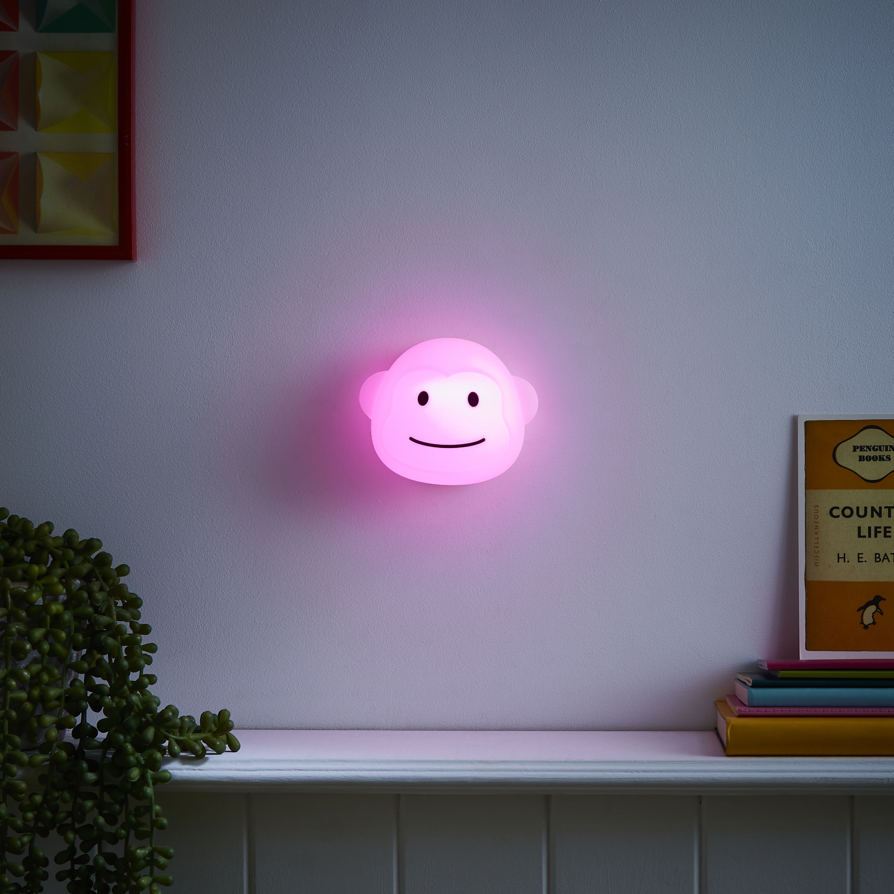 Glow Levina Multicolour Monkey Integrated LED USB night light