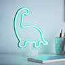 Glow Luca Neon dinosaur Green Table lamp
