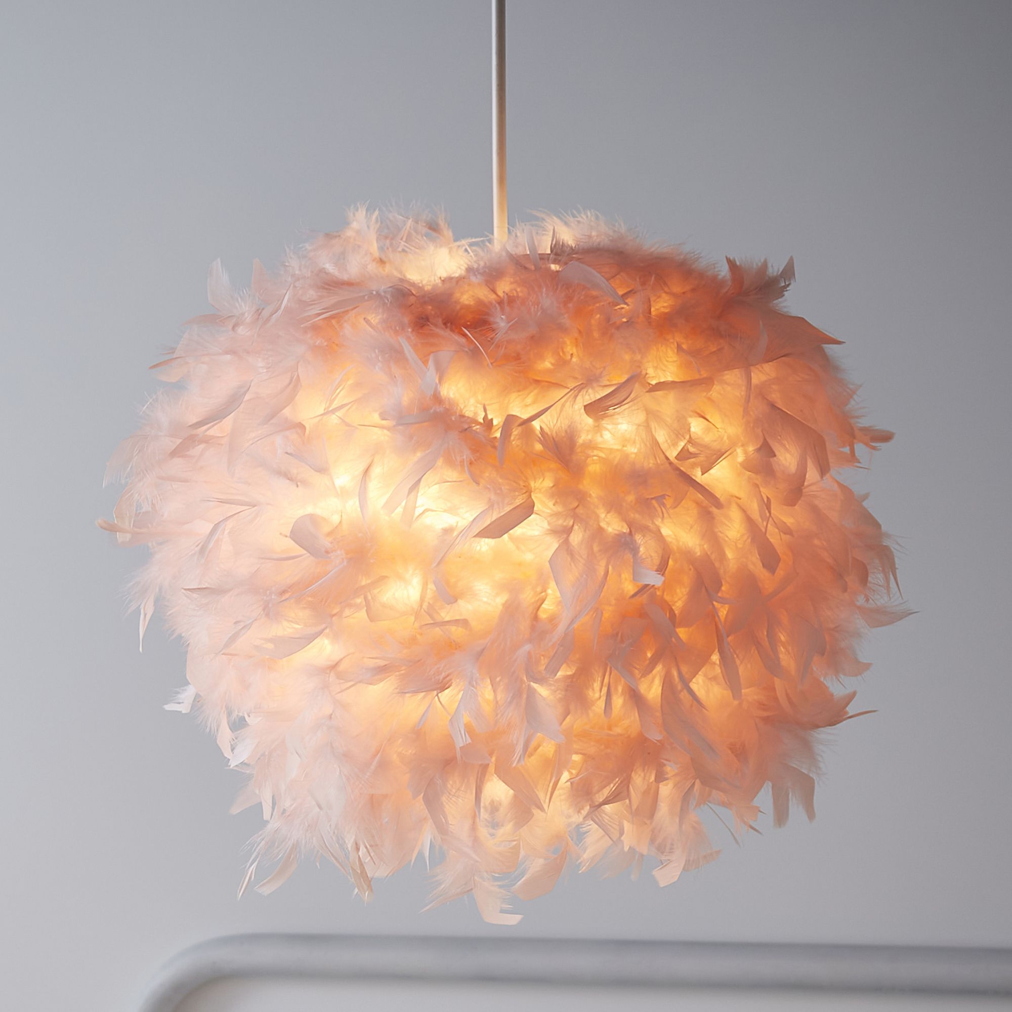 B&q fluffy deals light shade