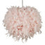 Glow Meira Pink Feather Lamp shade (D)40cm