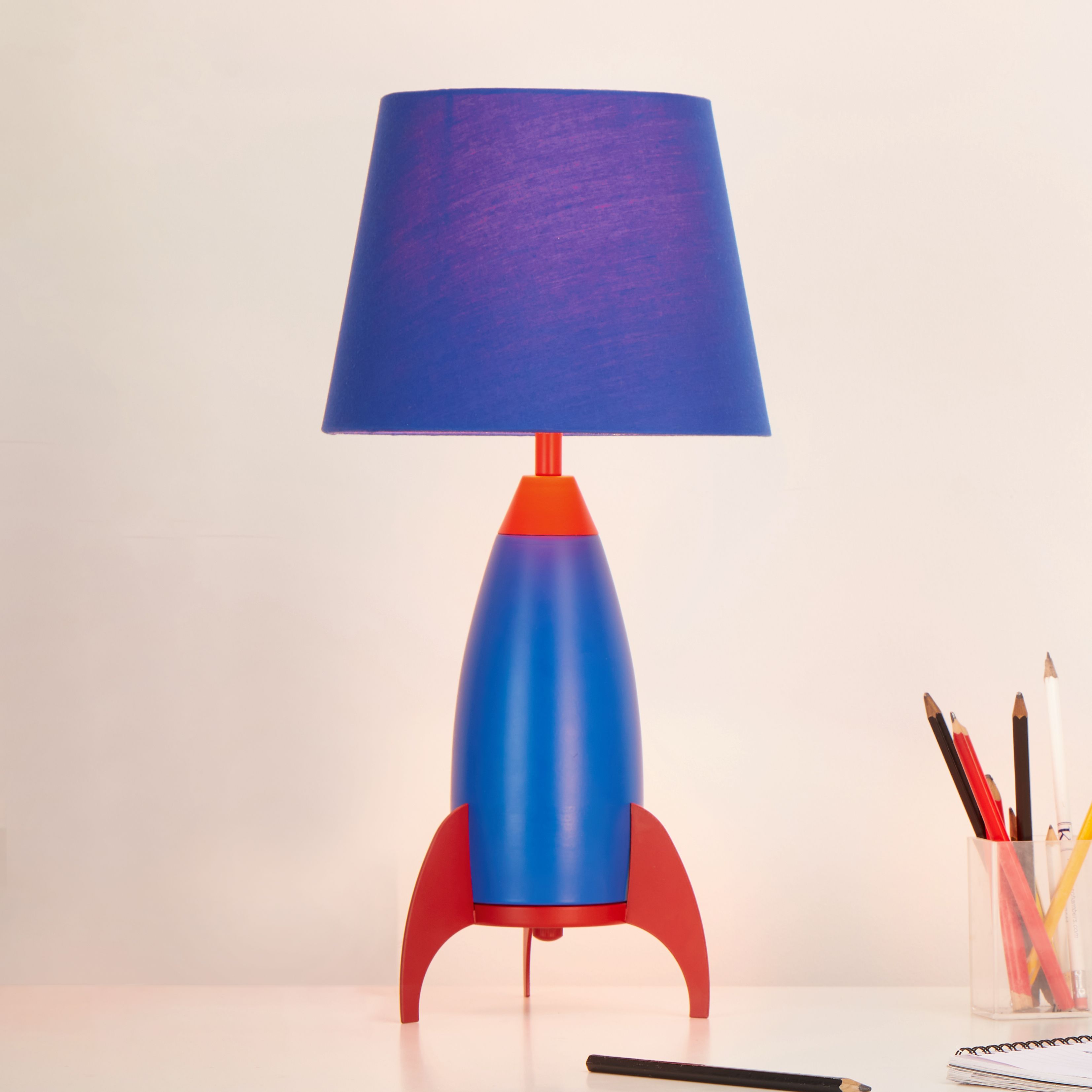 Rocket bedside sale lamp