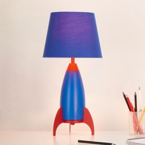 Glow Meyer Rocket Blue Circular Table lamp