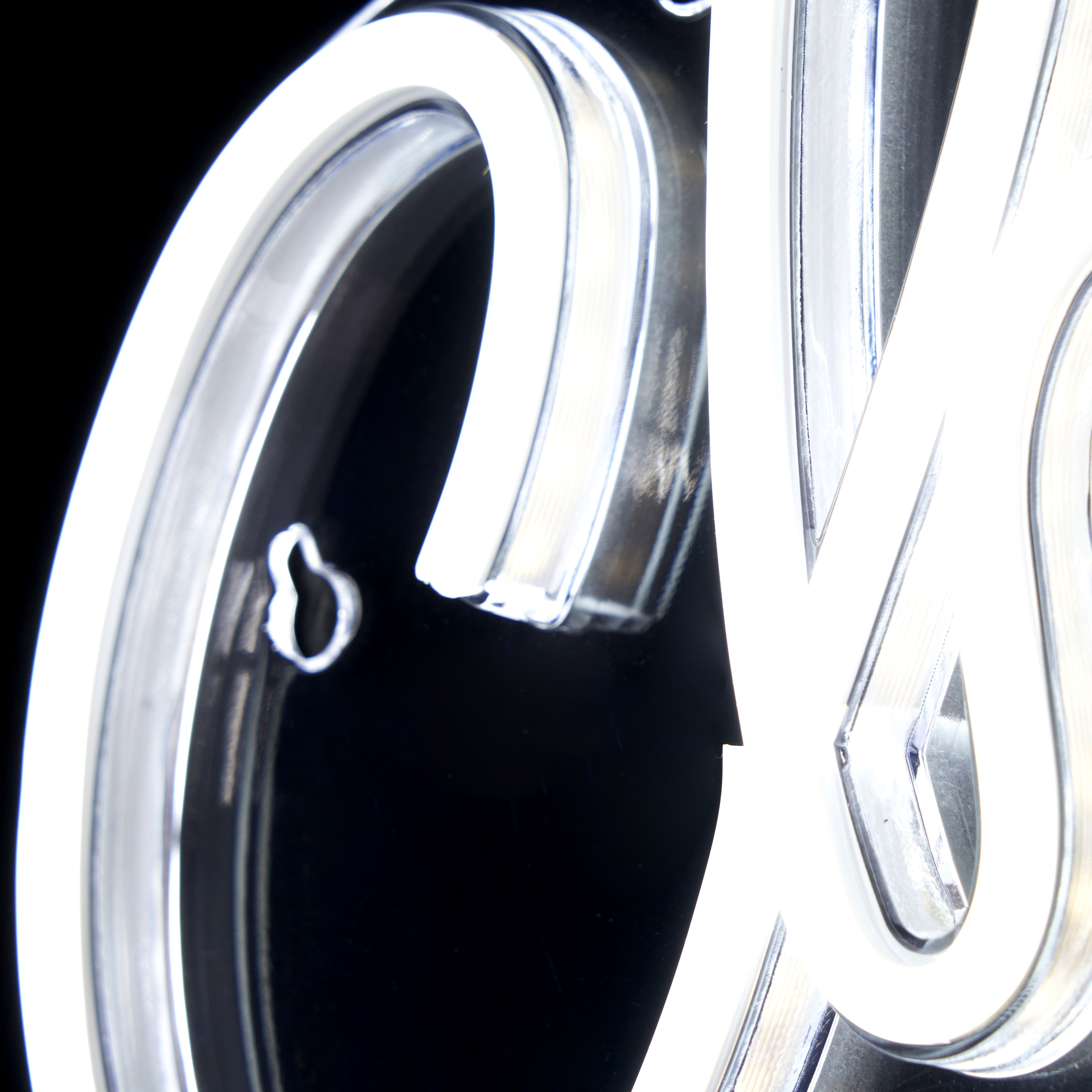Glow Neon White Cheers Decorative light