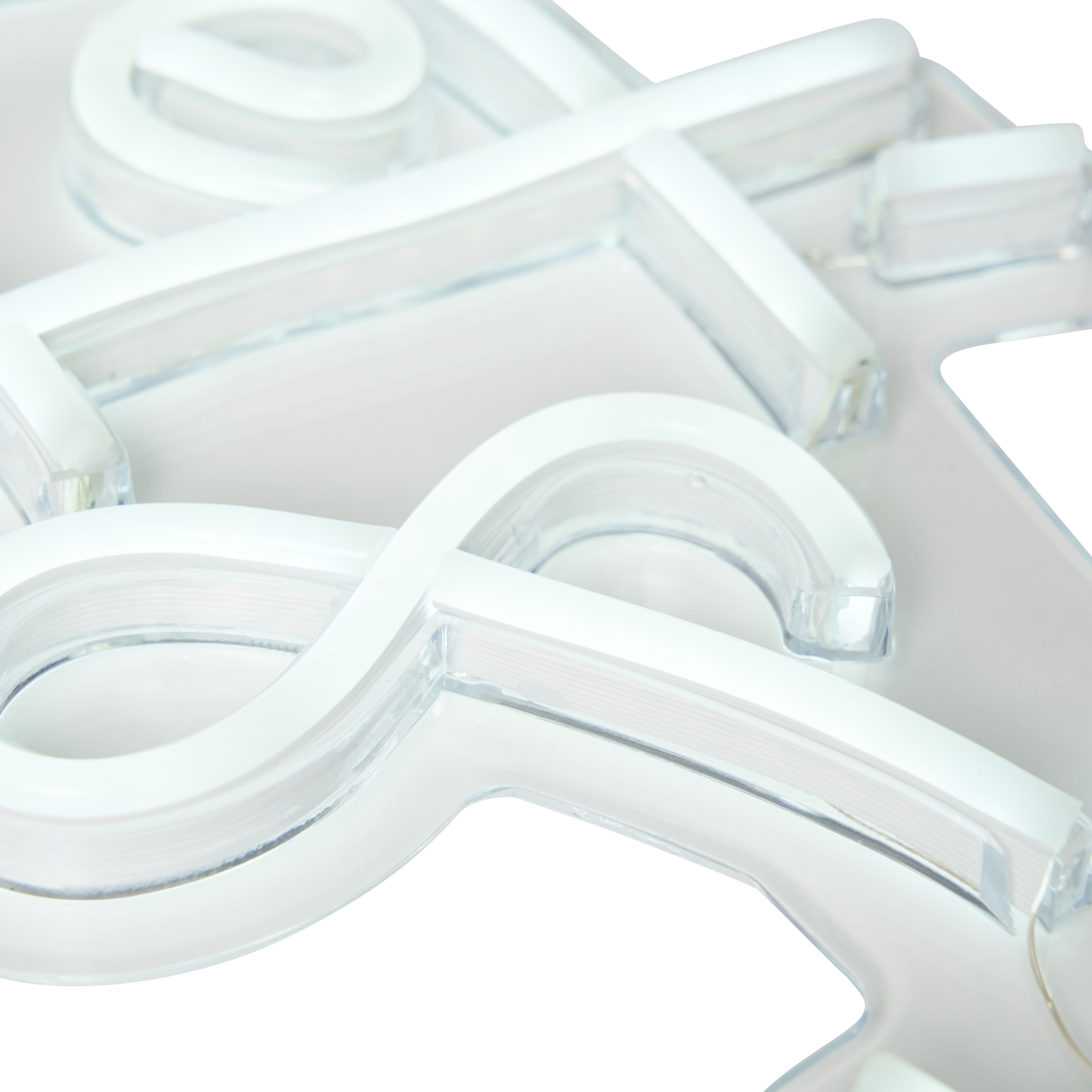 Glow Neon White Let's Party Decorative light