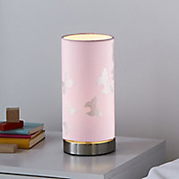 Glow Noor Butterfly Pink Circular Table lamp