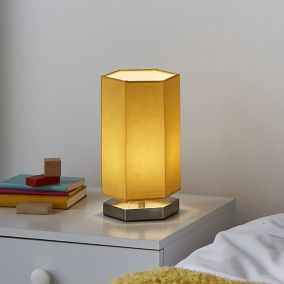 Glow Zia hexagon Yellow Hexagonal Table lamp