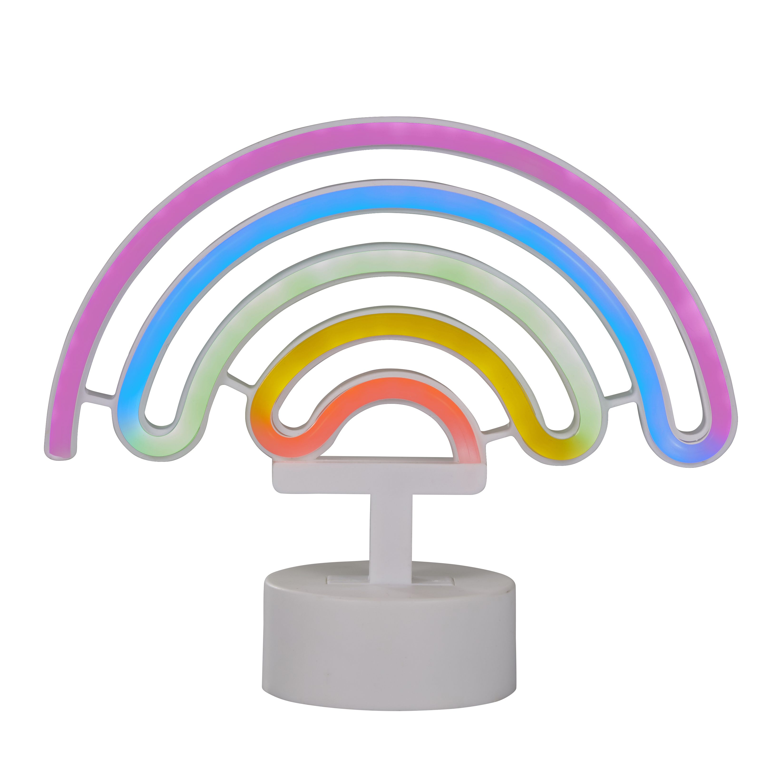 Glow Ziva Neon rainbow Multicolour Table light