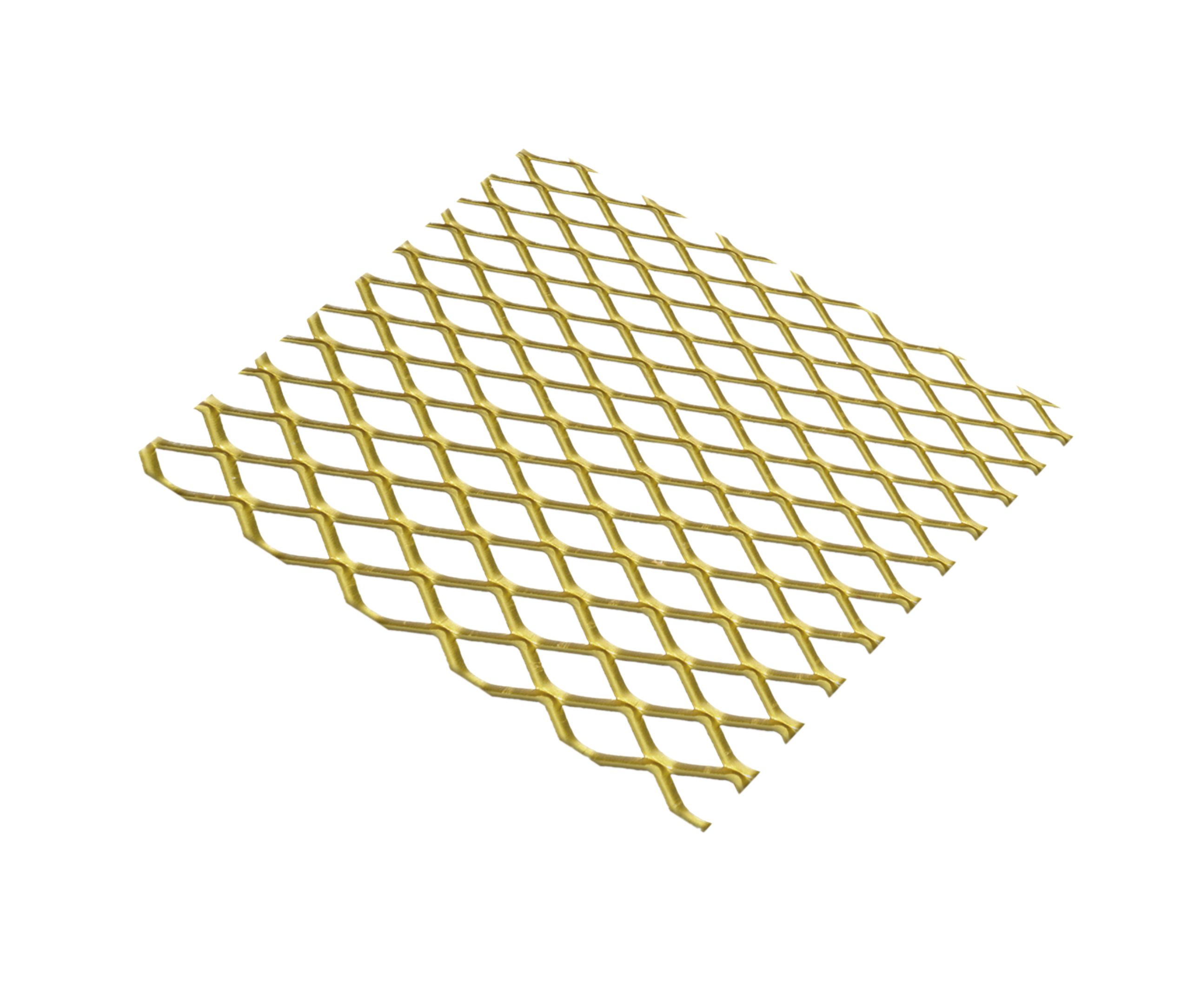 Gold effect Anodised Aluminium Sheet, (H)500mm (W)250mm (T)0.8mm 10g
