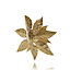 Gold Glitter effect Poinsettia Decoration
