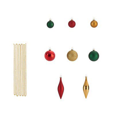 Gold, Green & red Decoration