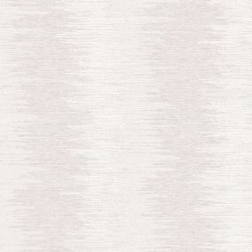 Gold Stitch Cream Fabric effect Textured Wallpaper