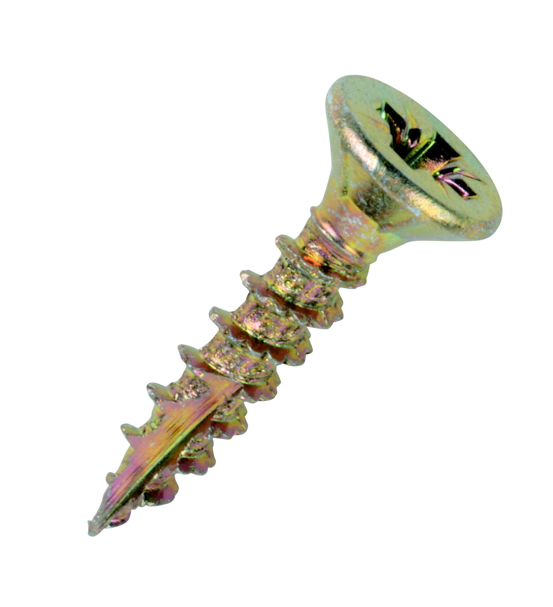 Goldscrew Plus Zinc-plated Carbon steel Screw (Dia)4mm (L)20mm, Pack of 200