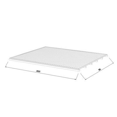 GoodHome 10.8x10.8 Timber Belaia Shed base
