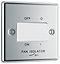GoodHome 10A Chrome Rocker Raised rounded Control switch