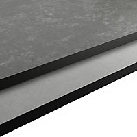 GoodHome 12mm Nepeta Matt Ceramic mineral Paper & resin Square edge Kitchen Worktop, (L)3000mm