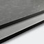 GoodHome 12mm Nepeta Matt Grey Paper & resin Square edge Kitchen Worktop, (L)2000mm