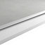 GoodHome 12mm Nepeta Matt White Stone effect Paper & resin Square edge Kitchen Worktop, (L)3000mm
