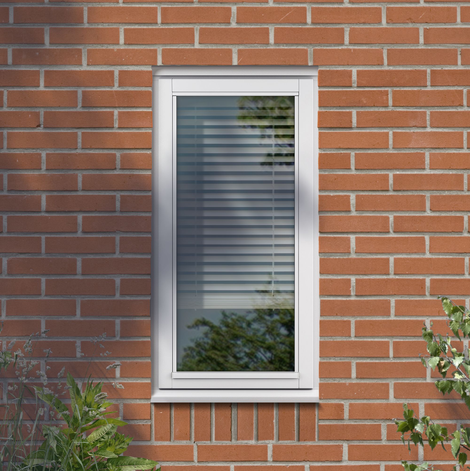 GoodHome 1P Clear Glazed White Left-handed Window, (H)1195mm (W)625mm