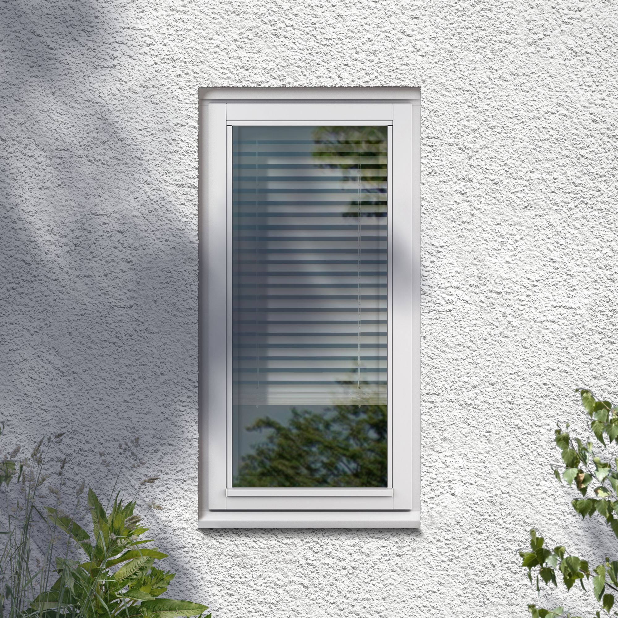 GoodHome 1P Clear Glazed White Left-handed Window, (H)1195mm (W)625mm
