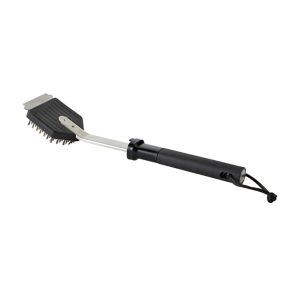 GoodHome 2 in 1 Graphite Silver effect Stainless steel Grill cleaning brush
