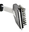 GoodHome 2 in 1 Graphite Silver effect Stainless steel Grill cleaning brush