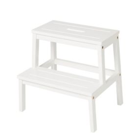 GoodHome 2 tread Timber Step stool (H)0.4m