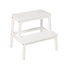 GoodHome 2 tread Timber Step stool (H)0.4m