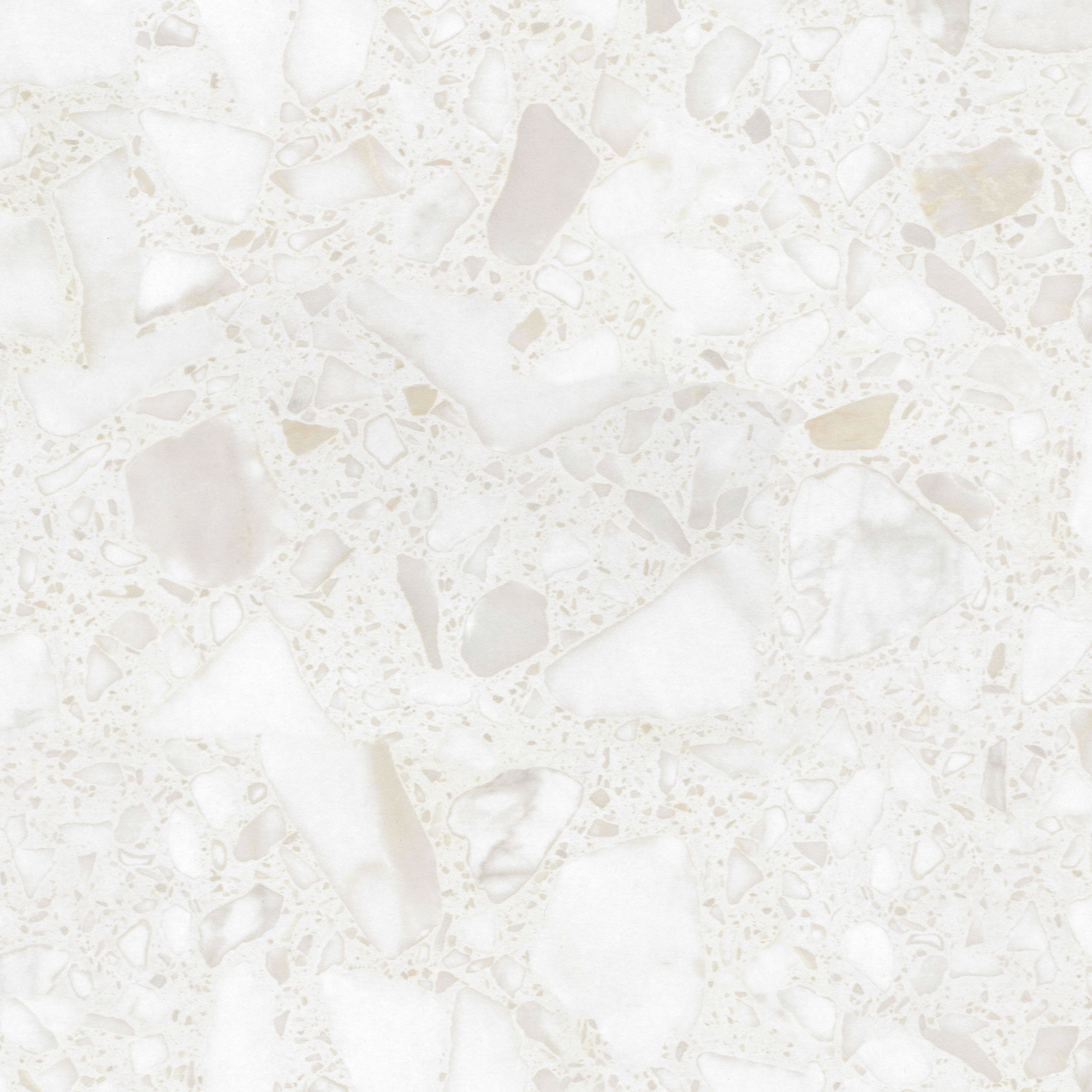 GoodHome 22mm Algiata Matt Beige Marble effect Chipboard & laminate Square edge Kitchen Worktop, (L)3000mm
