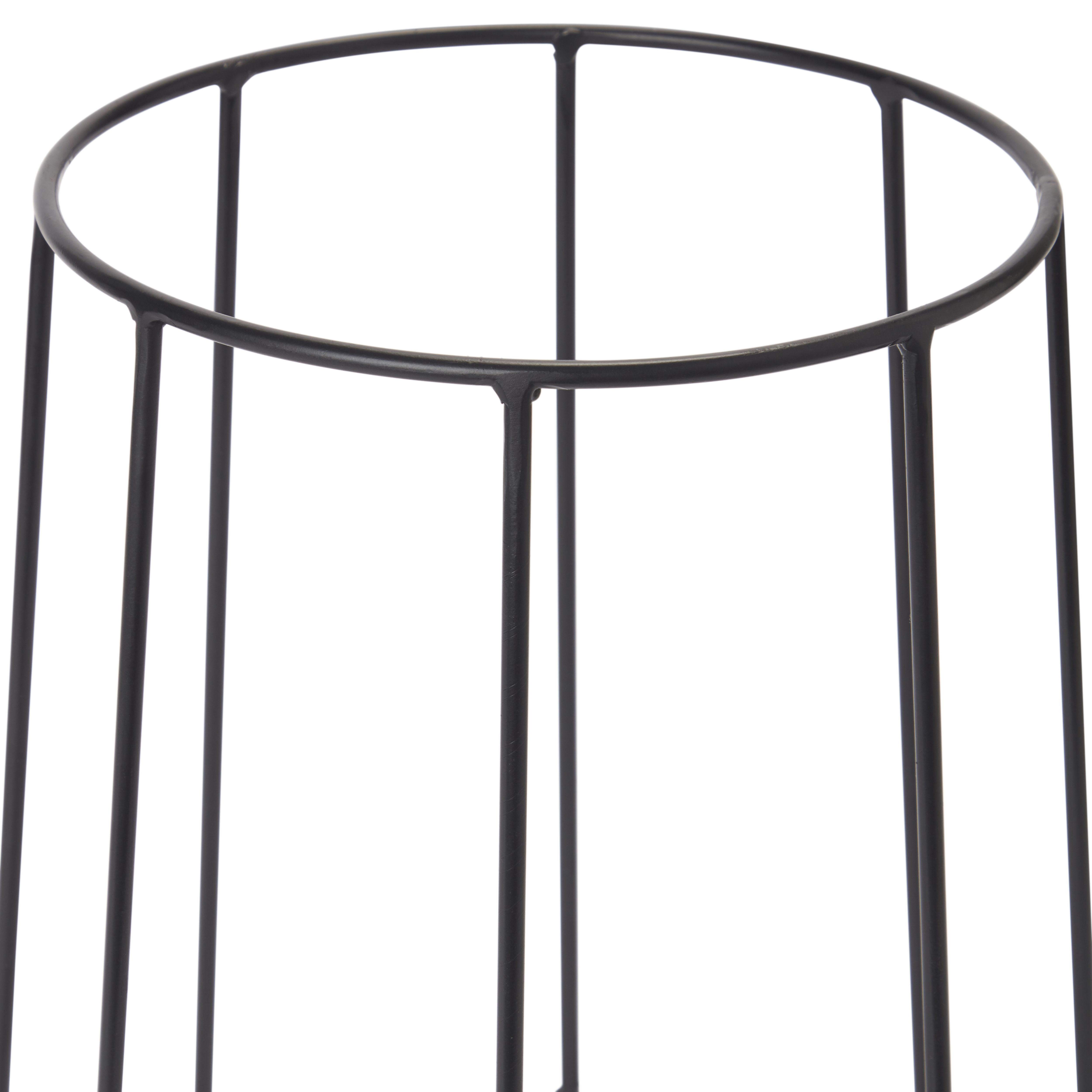 GoodHome 24cm Large Metal Pot stand